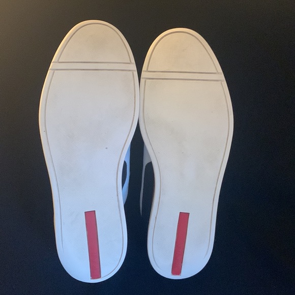 PRADA Nevada Calf Leather Sneakers - Picture 11 of 12